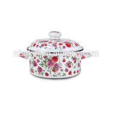 Enamel casserole enamel cookware flower pot dutch oven
 Enamel casserole enamel cookware flower pot dutch oven